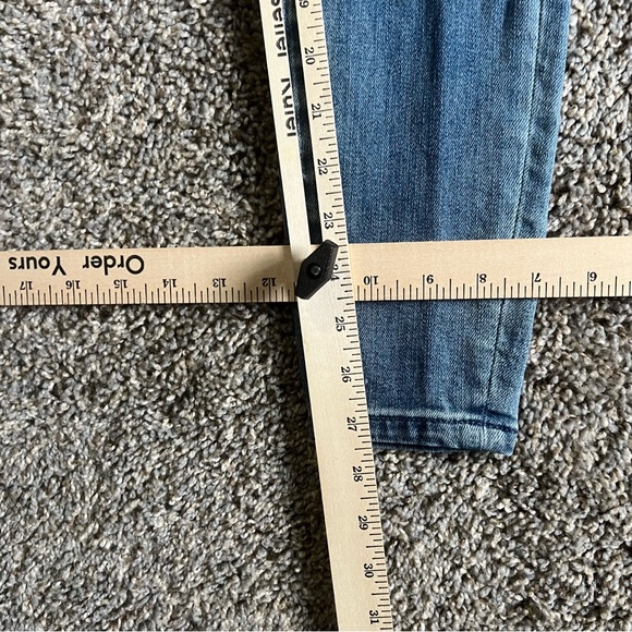 Anthropologie Pilcro jeans womens 25 blue dark wash high rise skinny denim - Picture 15 of 15